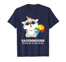 Load image into Gallery viewer, Funny shirts V-neck Tank top Hoodie sweatshirt usa uk au ca gifts for Racoonicorn T-Shirt Funny Trash Panda Raccoon Unicorn Shirt 2045161
