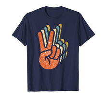 Load image into Gallery viewer, Hippie Peace T-Shirt 60s 70s Tie Dye Hippie Shirt Tee Gift
