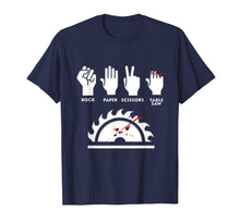 Load image into Gallery viewer, Funny shirts V-neck Tank top Hoodie sweatshirt usa uk au ca gifts for Rock Paper Scissors Table Saw Funny Carpenter T-Shirt 2838180
