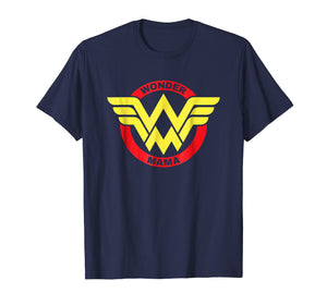 Womens Wonder Mama Mother T Shirt Gift Superhero Mom