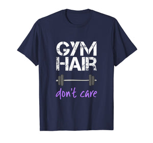 Funny shirts V-neck Tank top Hoodie sweatshirt usa uk au ca gifts for Workout T-Shirt Saying Gym Hair Don't Care Women Fitness 750252