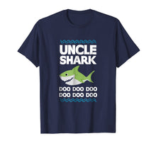 Load image into Gallery viewer, Uncle Shark T-Shirt Doo Doo Mommy Auntie Daddy Baby Tee
