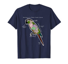 Load image into Gallery viewer, Funny shirts V-neck Tank top Hoodie sweatshirt usa uk au ca gifts for Anatomy of a Green Cheek Conure - Funny Parrot Shirt 366080
