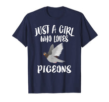 Load image into Gallery viewer, Funny shirts V-neck Tank top Hoodie sweatshirt usa uk au ca gifts for Just A Girl Who Loves Pigeons T-Shirt Birding Bird Owner 583443
