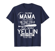 Load image into Gallery viewer, Funny shirts V-neck Tank top Hoodie sweatshirt usa uk au ca gifts for Proud Mama Baseball Shirt Funny Mom Of Baseball Player Gifts 181100
