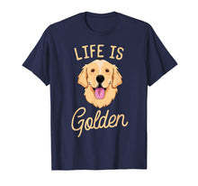 Load image into Gallery viewer, Funny shirts V-neck Tank top Hoodie sweatshirt usa uk au ca gifts for Life Is Golden Retriever T-Shirt Women Kids Dog Owner Gift 2621412
