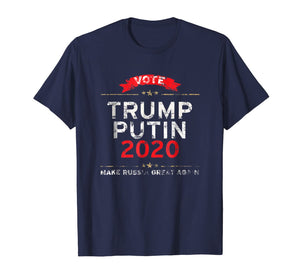 Trump Putin 2020 Make Russia Great Again Distressed TShirt 921289