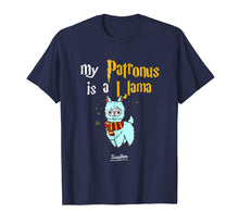 Load image into Gallery viewer, My Patronus Is A Llama Love Funny Llama Lover Stuff T Shirt
