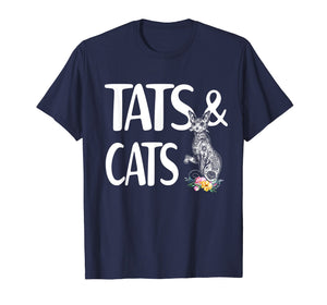 Funny shirts V-neck Tank top Hoodie sweatshirt usa uk au ca gifts for Tats And Cats Gift Shirt 2589578