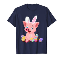 Load image into Gallery viewer, Funny shirts V-neck Tank top Hoodie sweatshirt usa uk au ca gifts for Pig With Bunny Rabbit Hat Easter Eggs T-Shirt Gifts 2729028
