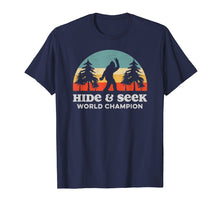Load image into Gallery viewer, Hide &amp; Seek World Champion Bigfoot Funny Peace Out T-Shirt
