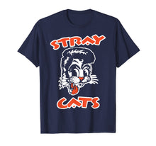 Load image into Gallery viewer, Stray Cats Rockabilly Cool Cat Tattoo T-Shirt
