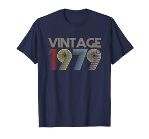 Funny shirts V-neck Tank top Hoodie sweatshirt usa uk au ca gifts for 40th Birthday Gift Idea Vintage 1979 T-Shirt Distressed 1314370
