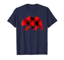 Load image into Gallery viewer, Plaid Shirts For Men Women Kids-Bear Christmas T Shirt

