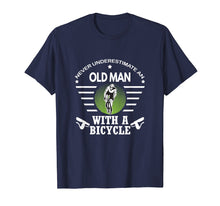 Load image into Gallery viewer, Funny shirts V-neck Tank top Hoodie sweatshirt usa uk au ca gifts for Never Underestimate Old Man With Bicycle T Shirt - Bike Tee 2232222
