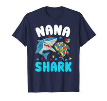 Load image into Gallery viewer, Funny shirts V-neck Tank top Hoodie sweatshirt usa uk au ca gifts for Nana Shark Autism Awareness T-shirt For Grandma Nanny 1999697
