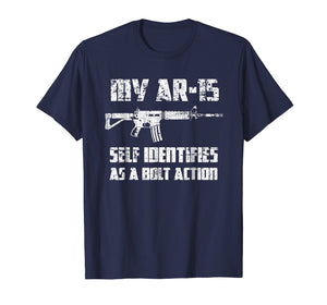 Funny shirts V-neck Tank top Hoodie sweatshirt usa uk au ca gifts for 2nd Amendment Pro Gun Shirts AR-15 Identifies As Bolt Action 832920