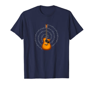 Funny shirts V-neck Tank top Hoodie sweatshirt usa uk au ca gifts for Acoustic Guitar Themed T-Shirt 2838577