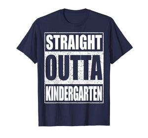 Straight Outta Kindergarten T-Shirt Funny Graduation Gift