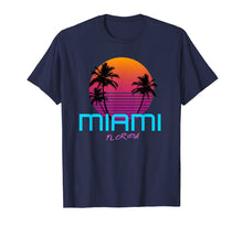 Load image into Gallery viewer, Funny shirts V-neck Tank top Hoodie sweatshirt usa uk au ca gifts for Miami Florida Retro 80s T-Shirt 1269374
