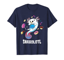 Load image into Gallery viewer, Snaxolotl T-Shirt Funny Kawaii Axolotl Shirt Food Lover Gift 124980
