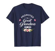 Load image into Gallery viewer, Promoted to Great Grandma Est 2019 New Grandma To Be Shirt
