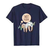 Load image into Gallery viewer, Sweet Dreams Sloth in Pajamas bed time T-shirt 2470508
