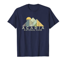 Load image into Gallery viewer, Retro Acadia National Park T-Shirt Distressed Hiking Tee

