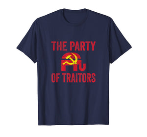 Funny shirts V-neck Tank top Hoodie sweatshirt usa uk au ca gifts for The Party Of Traitors T Shirt Republicans  Party of Traitors 633660