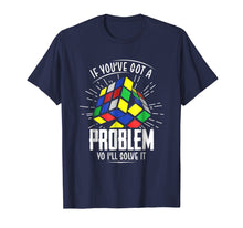Load image into Gallery viewer, Funny shirts V-neck Tank top Hoodie sweatshirt usa uk au ca gifts for Problem Solved Rubic Cubes Shirt Funny Awesome Rubix Cube 2089686
