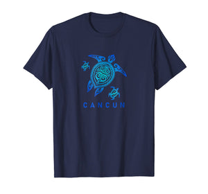 Funny shirts V-neck Tank top Hoodie sweatshirt usa uk au ca gifts for Cancun Mexico T-Shirt Sea Blue Tribal Turtle 278570