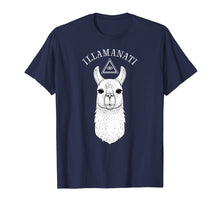 Load image into Gallery viewer, Funny shirts V-neck Tank top Hoodie sweatshirt usa uk au ca gifts for Illamanati | Funny Llama Illuminati T-Shirt 1687008
