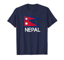 Load image into Gallery viewer, Funny shirts V-neck Tank top Hoodie sweatshirt usa uk au ca gifts for Nepalese Nepali Flag T-Shirt | Vintage Made In Nepal Gift 2493819

