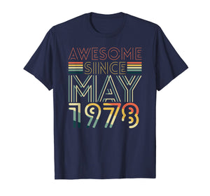 Funny shirts V-neck Tank top Hoodie sweatshirt usa uk au ca gifts for 41th Birthday gift Awesome Since April 1978 T-shirt 1949971