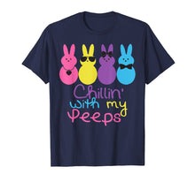Load image into Gallery viewer, Funny shirts V-neck Tank top Hoodie sweatshirt usa uk au ca gifts for Chillin&#39; With My Peeps Easter Bunny T-Shirt Funny Gifts 2862237
