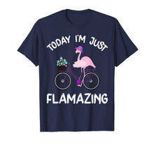 Load image into Gallery viewer, Funny shirts V-neck Tank top Hoodie sweatshirt usa uk au ca gifts for Today I Am Flamazing T-Shirt Amazing Flamingo Bicycle Lover 1515635
