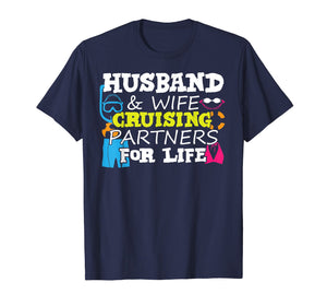 Funny shirts V-neck Tank top Hoodie sweatshirt usa uk au ca gifts for Husband and Wife Cruising Partners For Life Vacation Tshirt 2236817