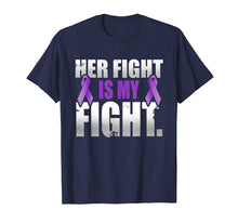 Load image into Gallery viewer, Funny shirts V-neck Tank top Hoodie sweatshirt usa uk au ca gifts for Her Fight Is My Fight Hodgkin&#39;s Lymphoma Violet Ribbon T Shi 3975934
