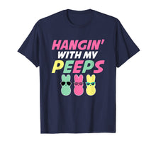 Load image into Gallery viewer, Funny shirts V-neck Tank top Hoodie sweatshirt usa uk au ca gifts for Cute Hangin With My Peeps Happy Easter T Shirt 2265294
