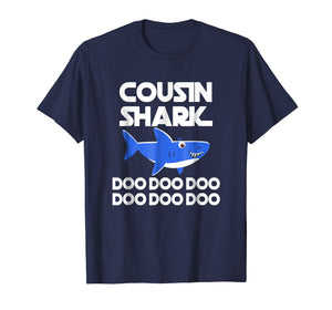 Funny shirts V-neck Tank top Hoodie sweatshirt usa uk au ca gifts for Cousin Shark Doo Doo Doo T-Shirt | Matching Family Shirt 1633846
