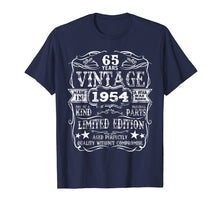 Load image into Gallery viewer, Funny shirts V-neck Tank top Hoodie sweatshirt usa uk au ca gifts for Made In 1954 65 Years Old Vintage 65th Birthday Gift T-Shirt 1149197
