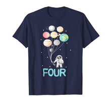 Load image into Gallery viewer, Funny shirts V-neck Tank top Hoodie sweatshirt usa uk au ca gifts for 4th Birthday Boy T-Shirt Birthday Astronaut Planet Space Tee 3149241
