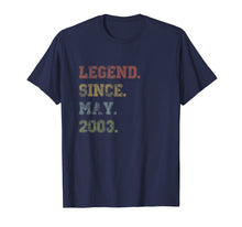 Load image into Gallery viewer, Legend Since May 2003 16th Birthday 16 Years Old Tshirt
