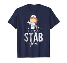 Load image into Gallery viewer, Funny shirts V-neck Tank top Hoodie sweatshirt usa uk au ca gifts for I Will Stab You Funny Halloween Ghost Pumpkin Nurse T Shirt 3507922
