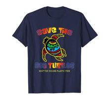 Load image into Gallery viewer, Funny shirts V-neck Tank top Hoodie sweatshirt usa uk au ca gifts for Save the Sea Turtles T-Shirt Keep Oceans Plastic Free Gift 1671876
