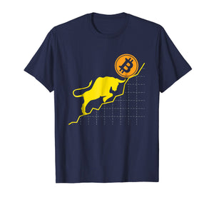 Funny shirts V-neck Tank top Hoodie sweatshirt usa uk au ca gifts for Bitcoin Trader Crypto Asset Trader Bull Trend Art T-Shirt 281047