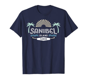 Funny shirts V-neck Tank top Hoodie sweatshirt usa uk au ca gifts for Sanibel Island Retro Style Florida T-Shirt 1311327