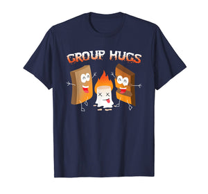 Funny shirts V-neck Tank top Hoodie sweatshirt usa uk au ca gifts for Group Hug Smores T-Shirt Chocolate Marshmallow Camping Tee 2467548