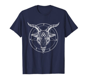 Funny shirts V-neck Tank top Hoodie sweatshirt usa uk au ca gifts for Baphomet Black Magic Satanic Devil T-Shirt Black Temple 1259038