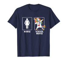 Load image into Gallery viewer, School Nurse Unicorn Dabbing Funny T Shirt Gifts Dab
